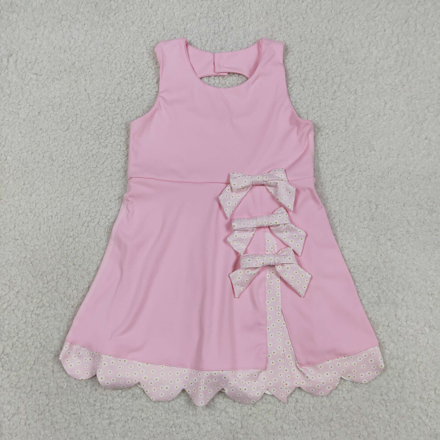 RTS Sibling sleeveless bows kids girls summer athletic dress