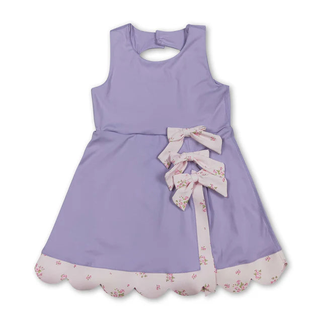 RTS Sibling sleeveless bows kids girls summer athletic dress