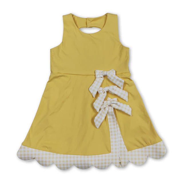 RTS Sibling sleeveless bows kids girls summer athletic dress
