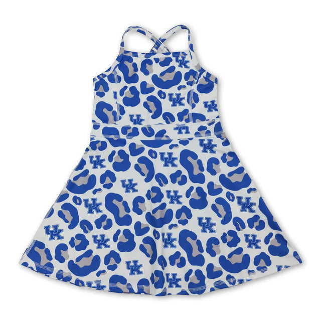 RTS Sibling Straps leopard kids girls team athletic dress