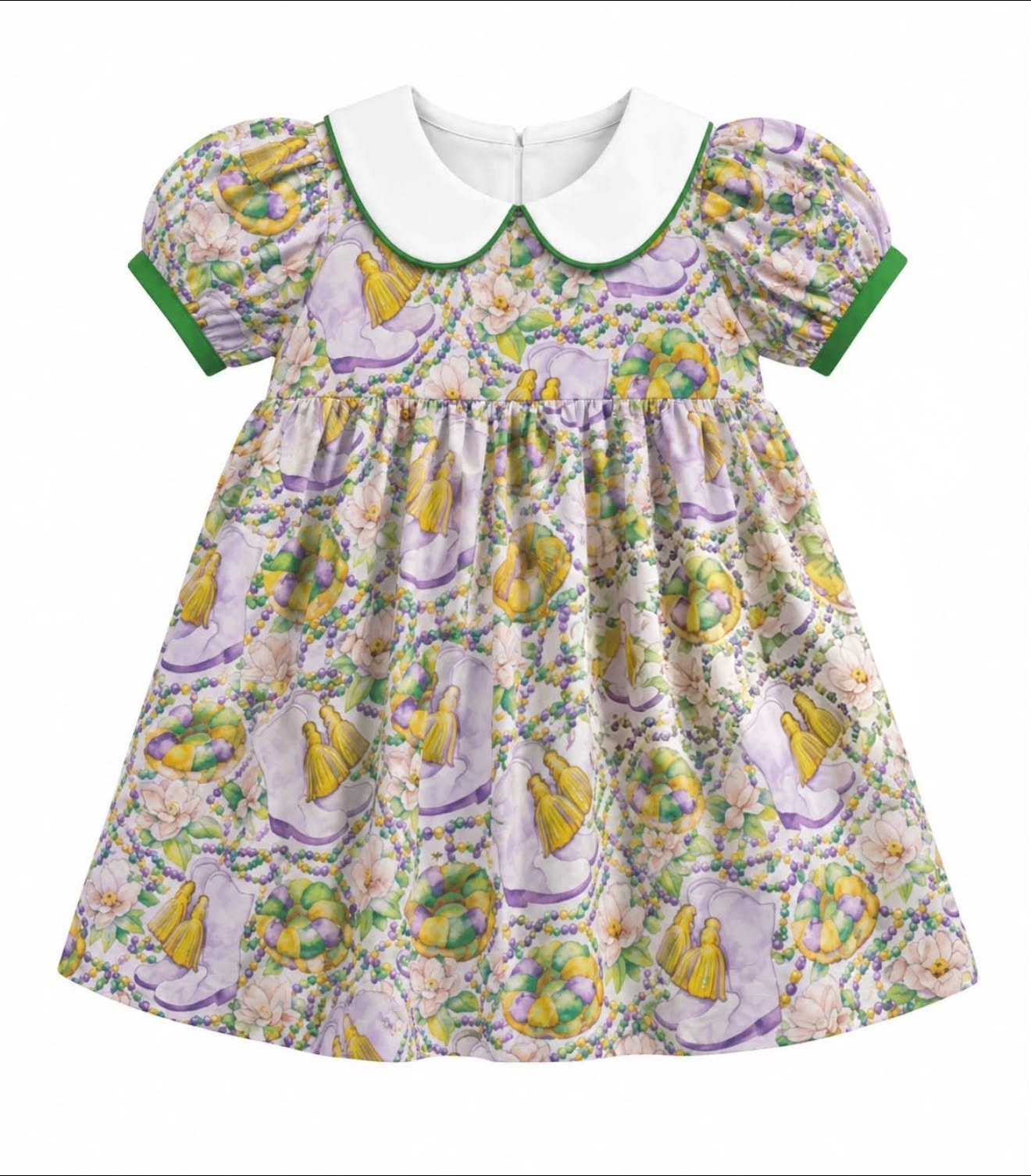(Preorder new) No moq Sibling Baby Girls Cute Short Sleeve Knee Length Holiday Dress
