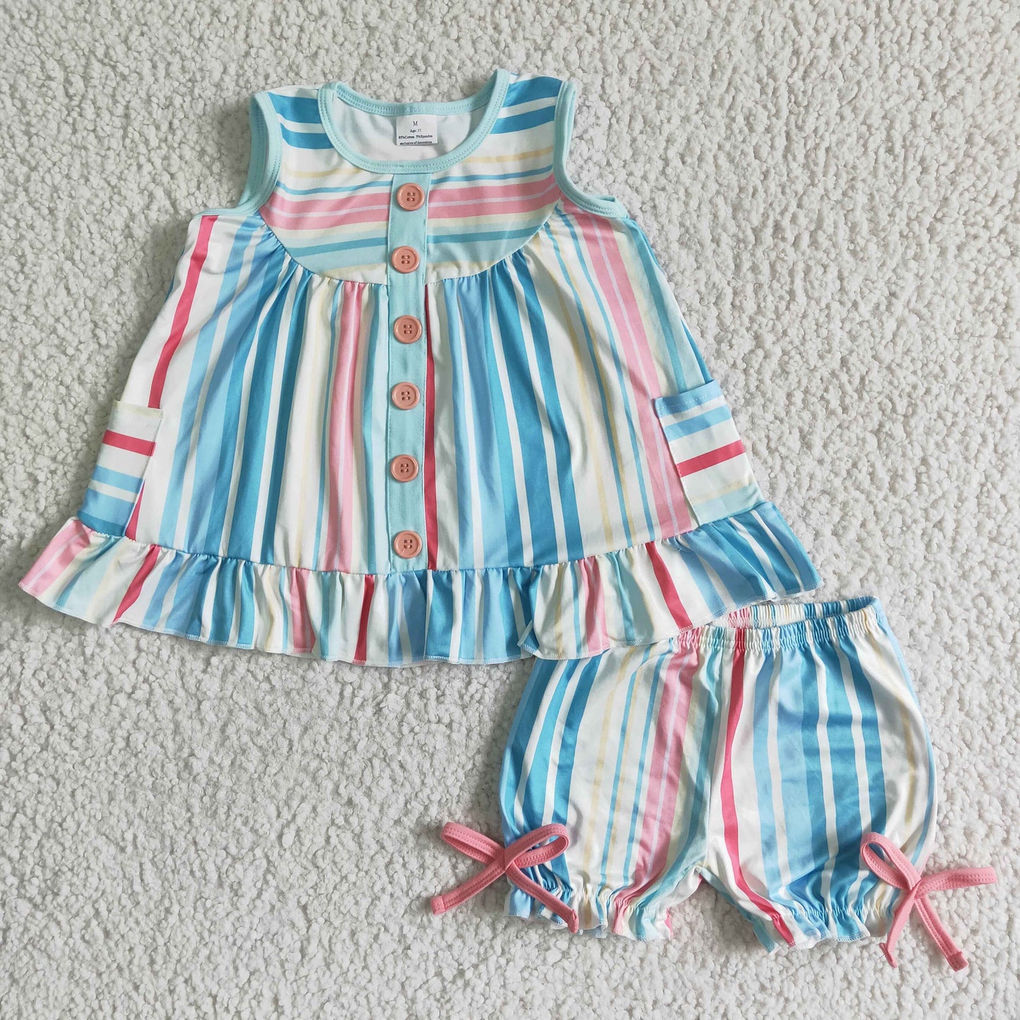 GSSO0045  Kids girls clothes sleeves with shorts set-promotion  2024.5.18 $5.5