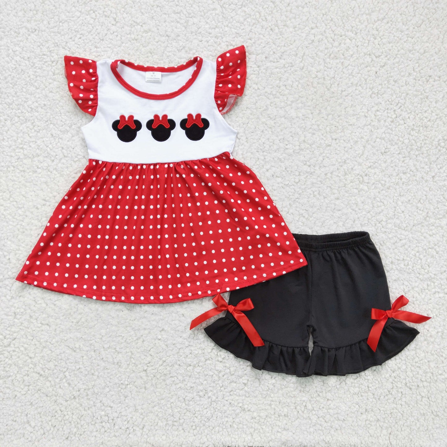 GSSO0130  Sales New RTS No Moq Promotion Baby Girls summer shorts sets