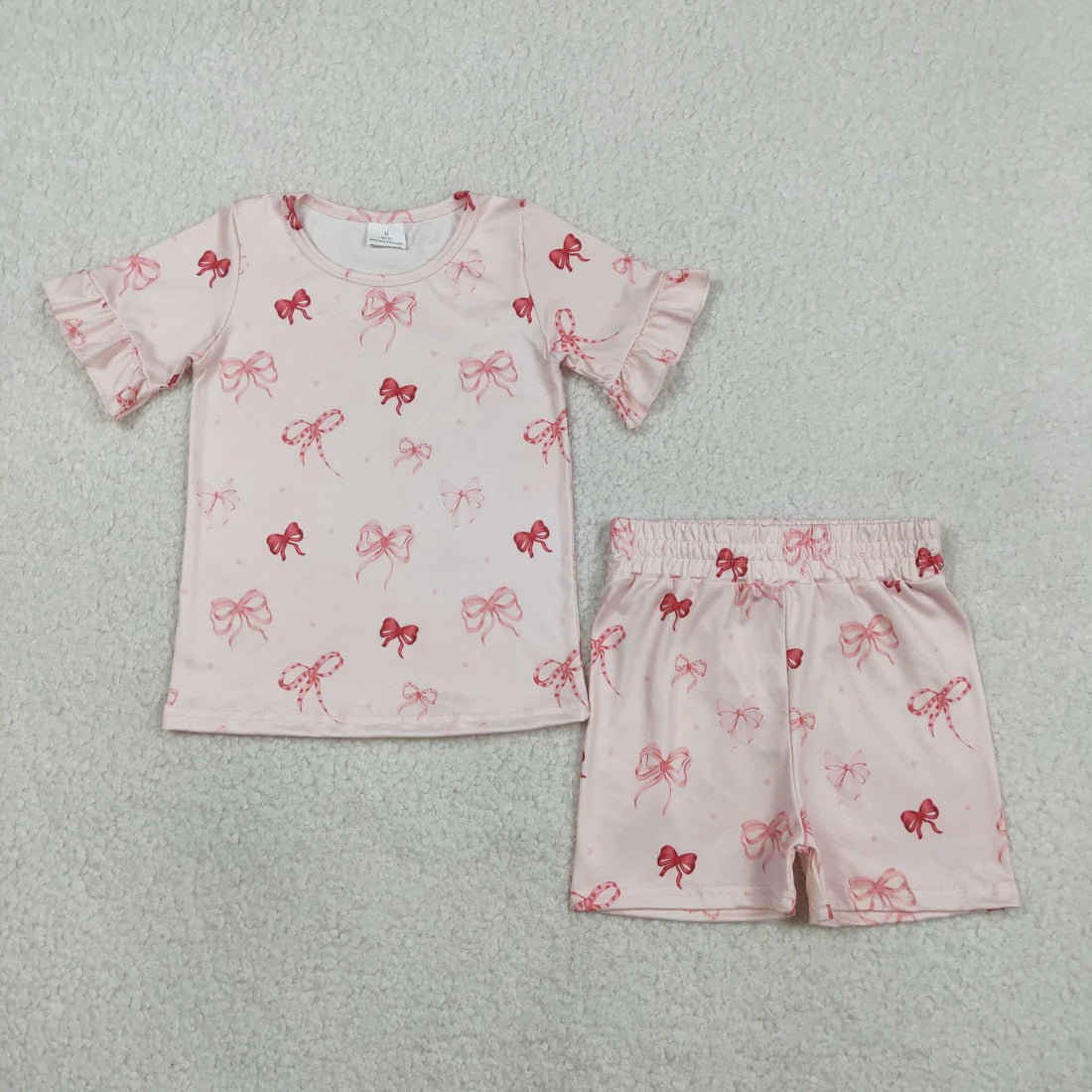 2.27 RTS Sibling Baby Girls Short Sleeve Colorful Flowers Top Shorts Summer Clothes Sets