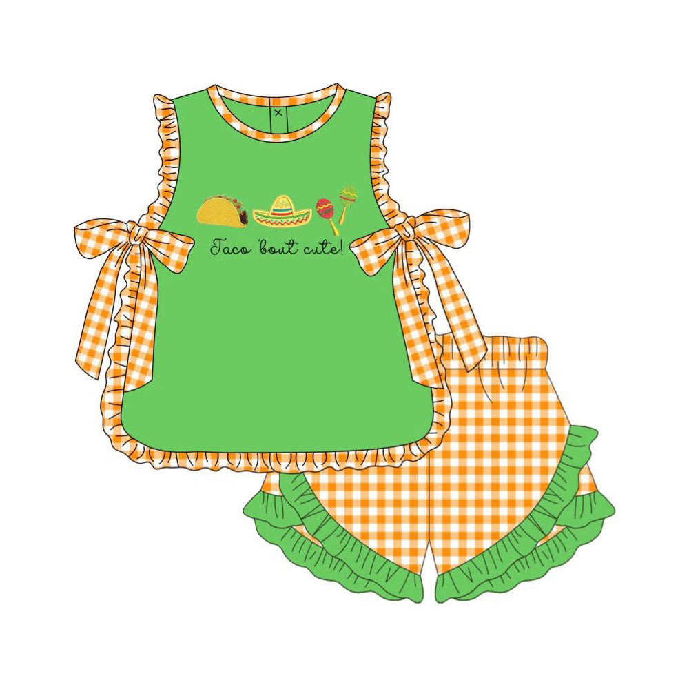 4.2 Pre order No Moq Baby Girls Boys Summer Short Sleeve Shirt Top Short Set and Romper