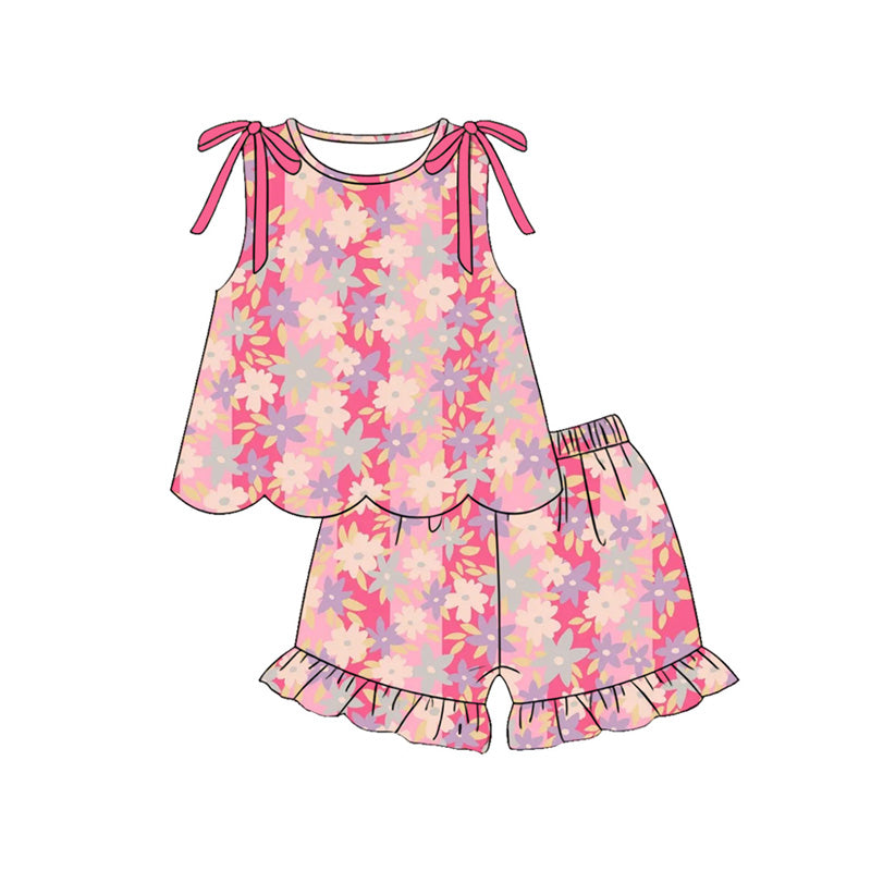 4.7 Pre order No Moq Baby Girls Tunic Ruffle Short Clothes Set romper and dress