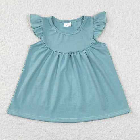 9.26 RTS Sibling Baby Girls Flowers Cakes Tee Shirts Top