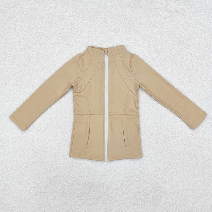 10.21 RST Sibling Baby Girls Long Sleeve Yoga Active Zipper Pockets Jackets Top
