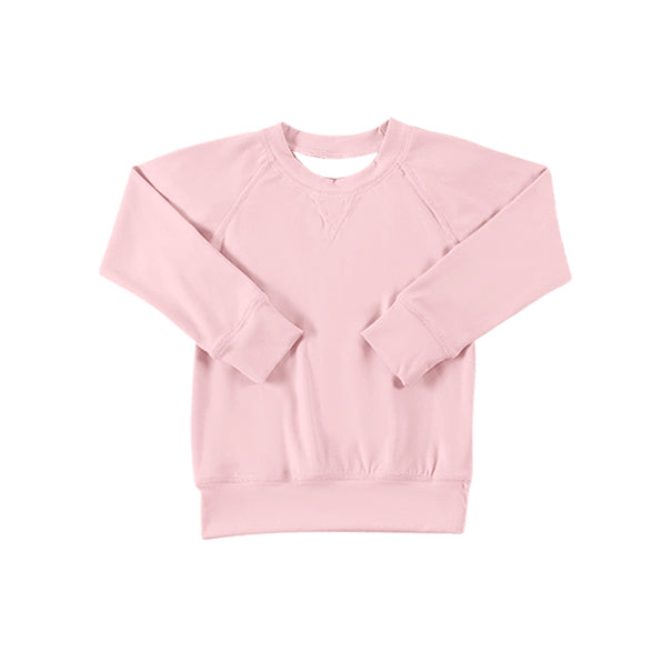 pre order  Kids Girls Long Sleeve Green Active Wear Yoga Top - Flexible Comfortable Design for Children's Yoga Practice