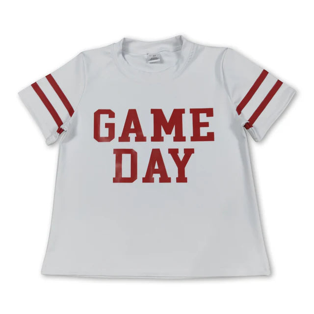 RTS Sibling Baby Girls Game Day Yoga Active Team Tee Shirts Tops