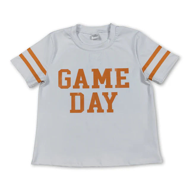 RTS Sibling Baby Girls Game Day Yoga Active Team Tee Shirts Tops