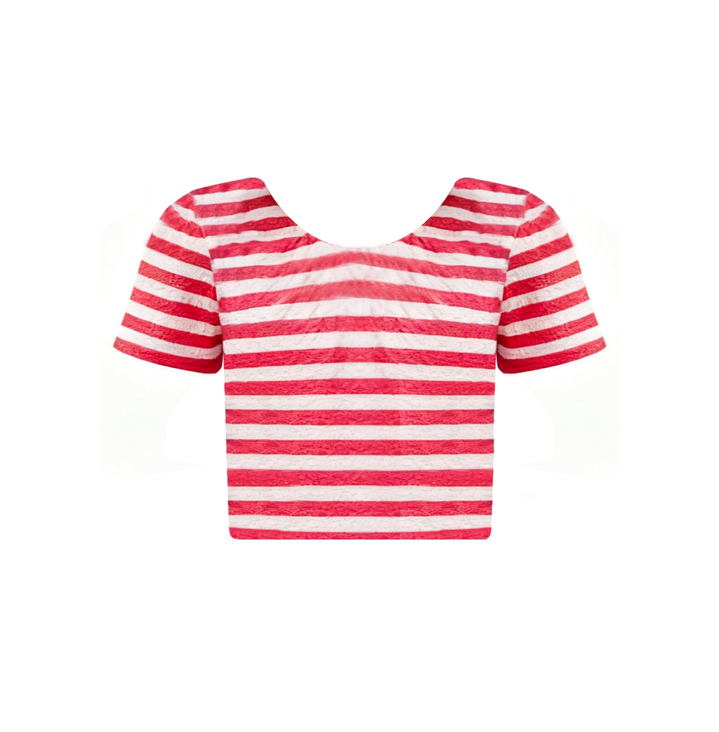 11.8 GT1432 Pre order No Moq Baby Girls Red Stripes Short Sleeve T-shirts Top