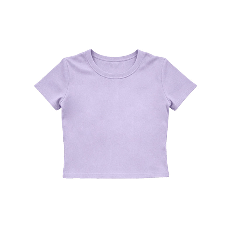 4.15 Pre order No Moq Baby Girls Short Sleeve Top Sport Short Yoga Active Clothes Sets
