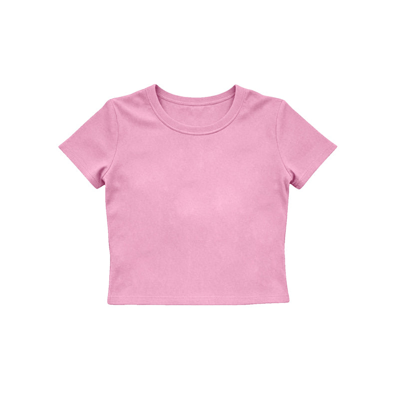 4.15 Pre order No Moq Baby Girls Short Sleeve Top Sport Short Yoga Active Clothes Sets