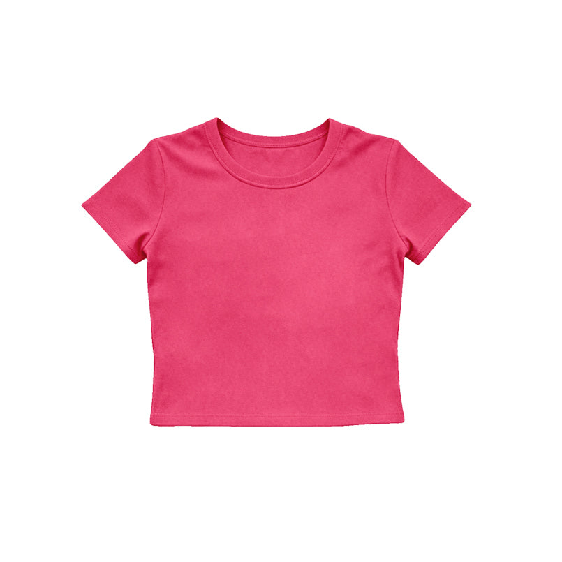 4.15 Pre order No Moq Baby Girls Short Sleeve Top Sport Short Yoga Active Clothes Sets