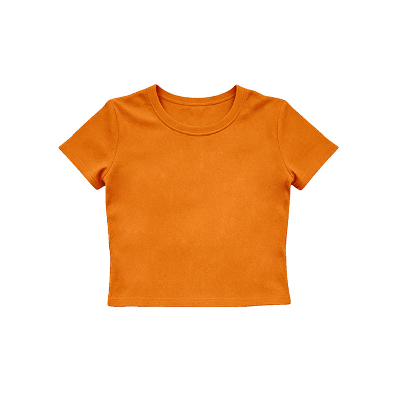 4.15 Pre order No Moq Baby Girls Short Sleeve Top Sport Short Yoga Active Clothes Sets