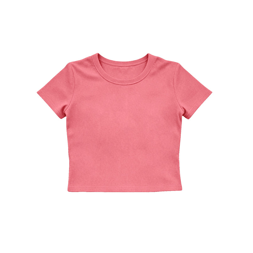 4.15 Pre order No Moq Baby Girls Short Sleeve Top Sport Short Yoga Active Clothes Sets