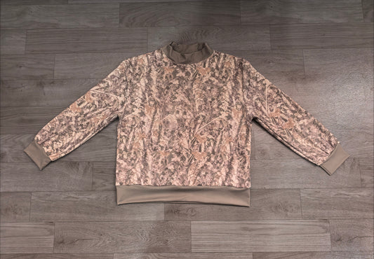 GT1883 Sample No Moq yoga fabric Adult Women Long Sleeve Southern Leaves Camo Yoga Active T-shirts Top