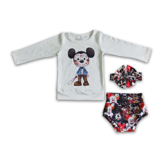 LR0032  Baby girls fall halloween bummie sets(can choose headband here)