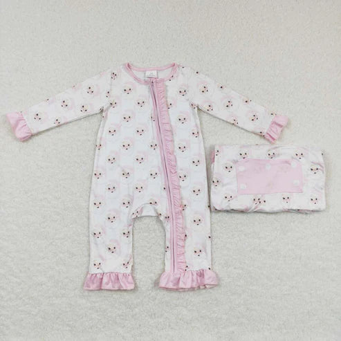 9.16 RTS Sibling Baby Kids Santa Checked Button Top Pants Christmas Pajamas Sets Zipper Footie Rompers