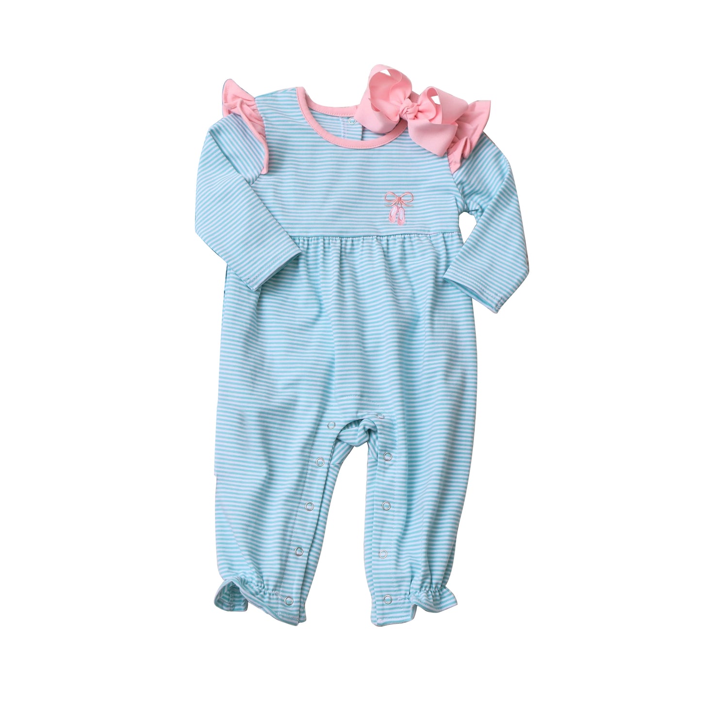 LR1004  Pre-order baby  girls clothes long  sleeves romper