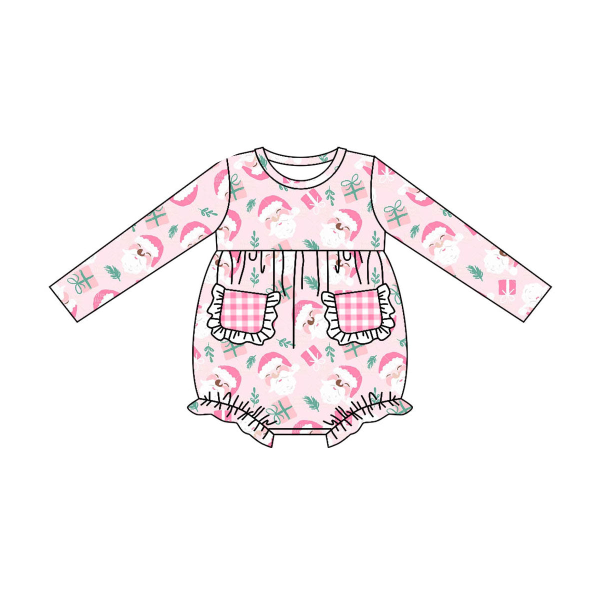 LR1019  Pre-order baby  girls clothes long  sleeves romper