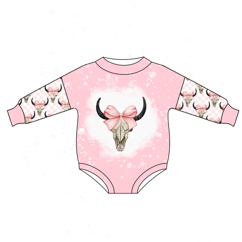 LR1034  Pre-order baby  girls clothes long  sleeves romper