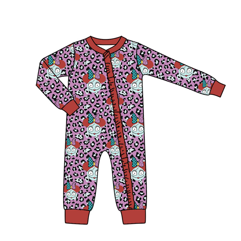 LR1067  Pre-order baby  girls clothes long  sleeves romper