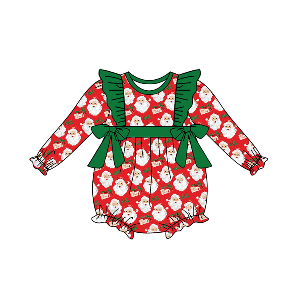 LR1087   Pre-order baby  girls clothes long  sleeves romper