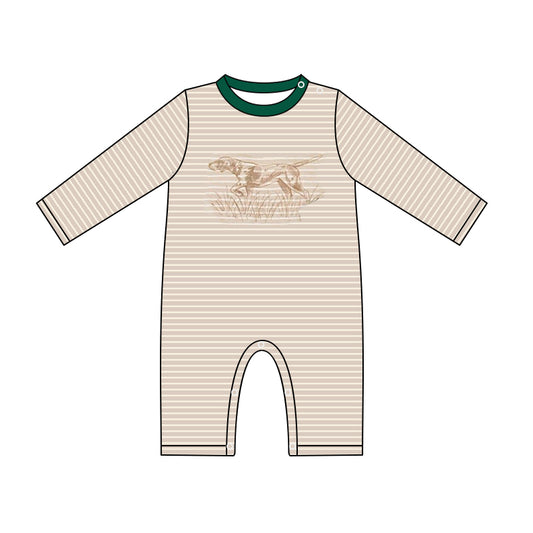 LR1091  Pre-order baby  boys clothes long  sleeves romper