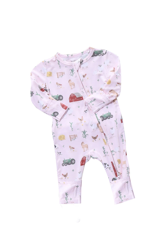 LR1136 Pre-order baby  girls clothes long  sleeves romper