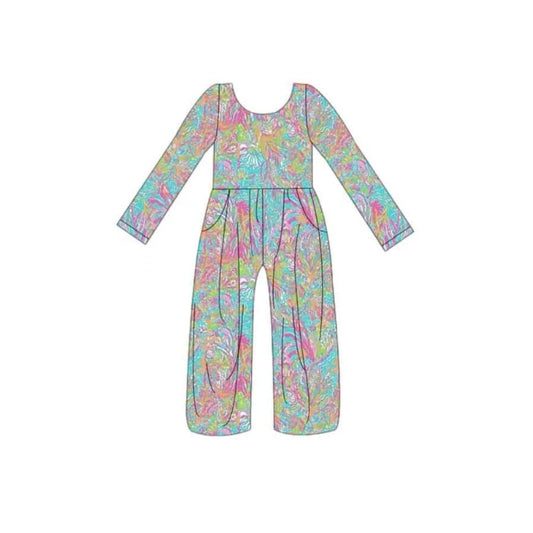 LR1140 Pre-order baby  girls clothes long  sleeves romper