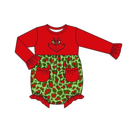 LR1151  Pre-order baby  girls clothes long  sleeves romper