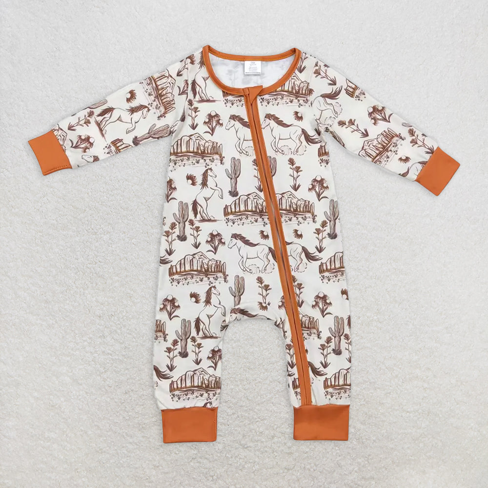 USA Warehouse (IN STOCK) Camouflage Long Sleeve Baby Kids Zipper Romper for Infants Boys Girls Comfortable Soft Rompers for Toddlers