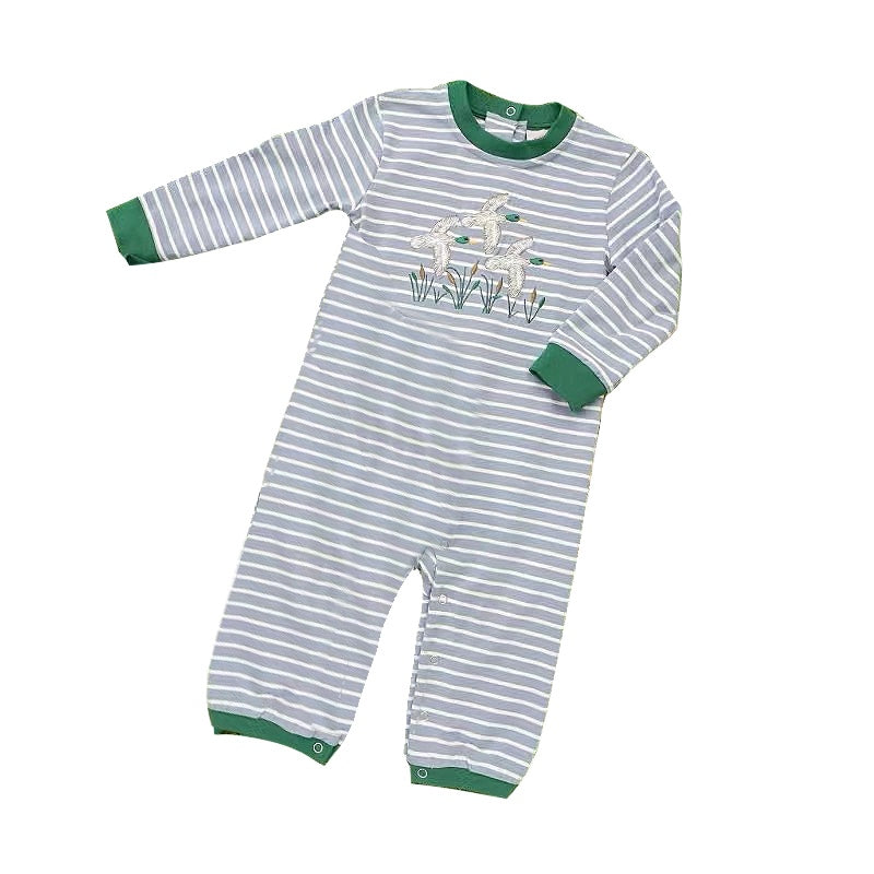 No moq LR1217  Pre-order Size 0-3m to 2t baby  boys clothes long  sleeves romper