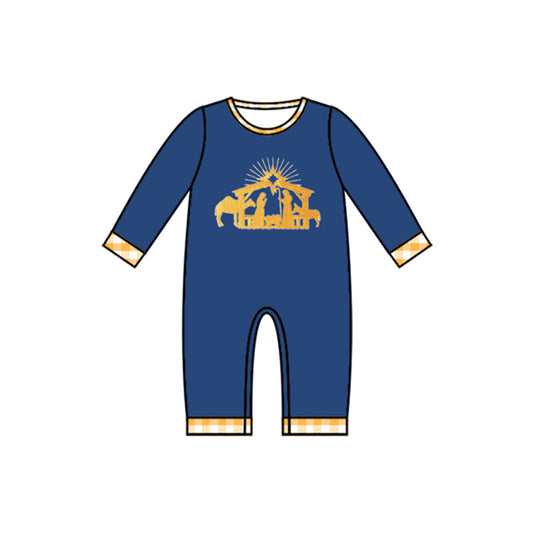 No moq LR1245  Pre-order Size 0-3m to 2t baby boys clothes long  sleeves romper