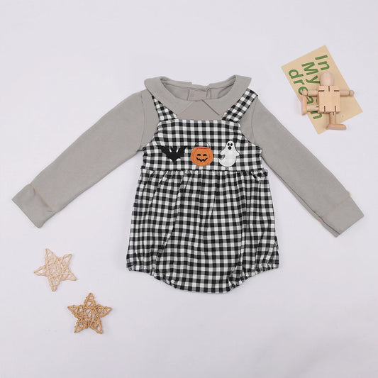 No moq LR1257  Pre-order Size 0-3m to 2t baby girls clothes long  sleeves romper