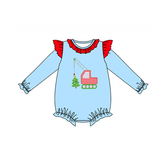 No moq LR1258  Pre-order Size 0-3m to 2t baby girls clothes long  sleeves romper