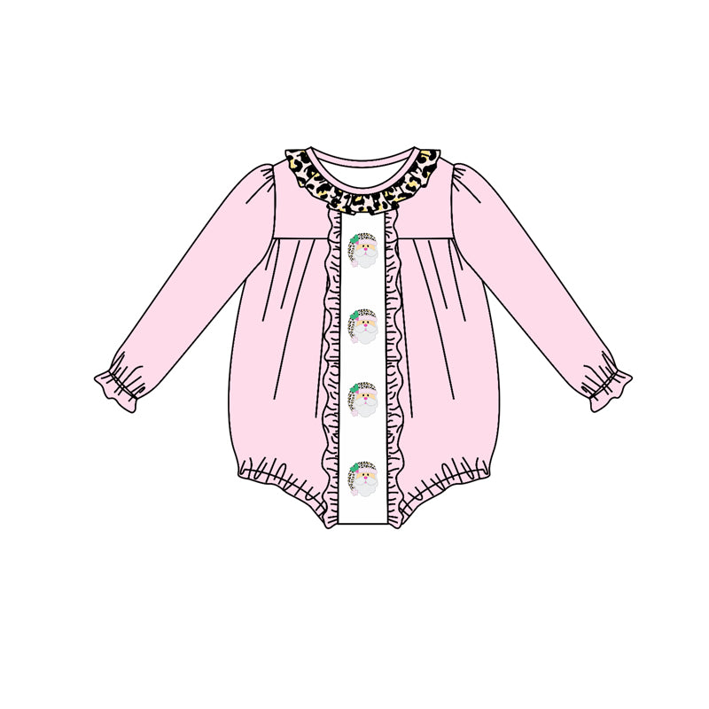 No moq  LR1301 Pre-order Size 0-3m to 2t baby girls clothes long  sleeves romper