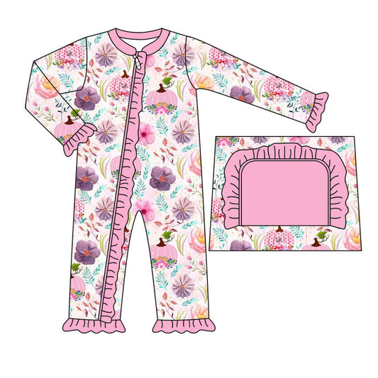 No moq  LR1340 Pre-order Size 0-3m to 2t baby girls clothes long  sleeves romper