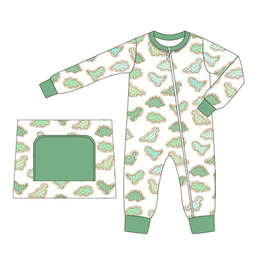 No moq  LR1523 Pre-order Size 0-3m to 2t baby boys clothes embroidery long  sleeves romper