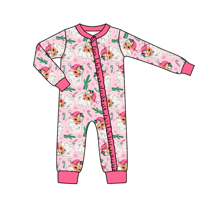 No moq  LR1537 Pre-order Size 0-3m to 2t baby girls clothes long  sleeves romper