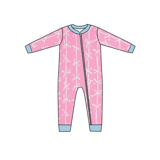 No moq  LR1552  Pre-order Size 0-3m to 2t baby girls clothes long  sleeves romper