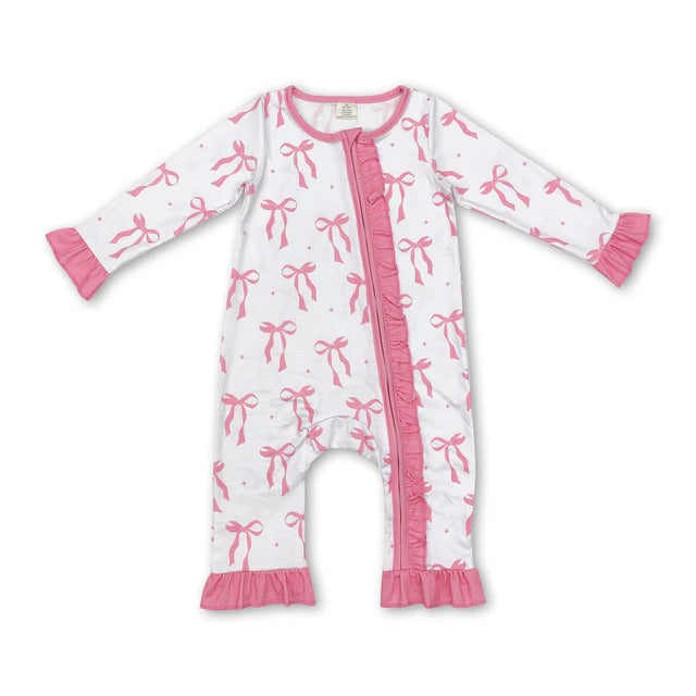 USA Warehouse (IN STOCK) Sibling Printed Zipper Long Sleeve Baby Rompers Collection