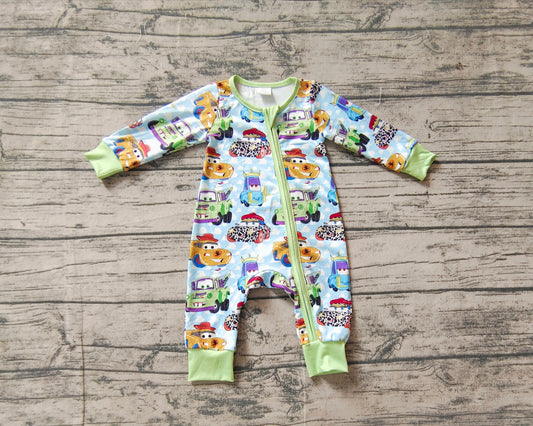 No moq  LR1622  Pre-order Size 0-3m to 2t baby boys clothes long  sleeves romper