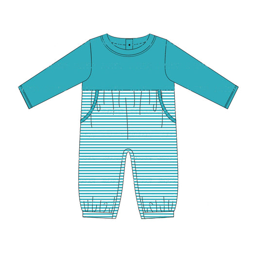 No moq  LR1686 Pre-order Size 0-3m to 2t baby boys clothes long  sleeves romper