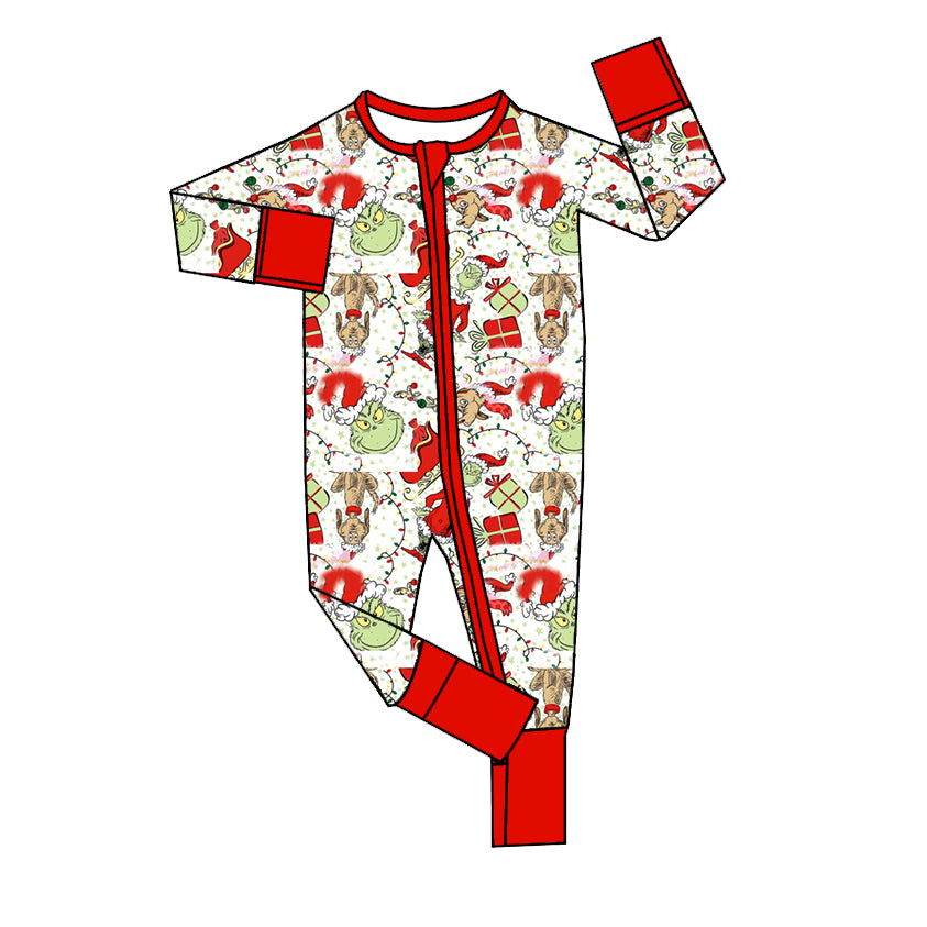 No moq  LR1730  Pre-order Size 0-3m to 2t baby boys clothes long  sleeves romper