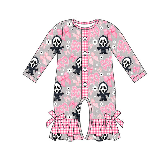 No moq  LR1762  Pre-order Size 0-3m to 2t baby girls clothes long  sleeves romper