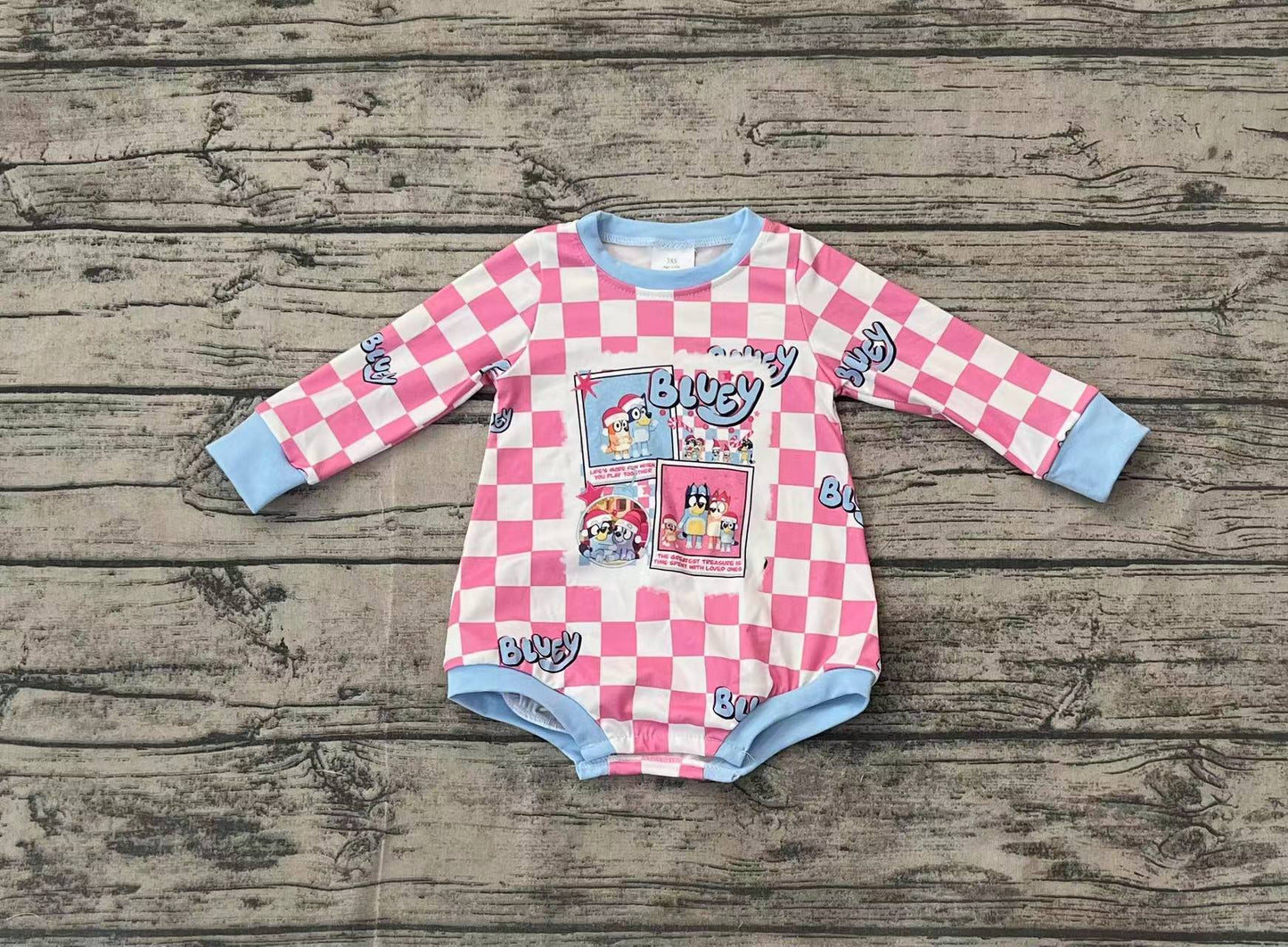 No moq LR1764 Pre-order Size 0-3m to 2t baby girls clothes long  sleeves romper