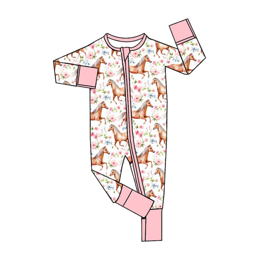 No moq LR1808 Pre-order Size 0-3m to 2t baby girls clothes long  sleeves romper